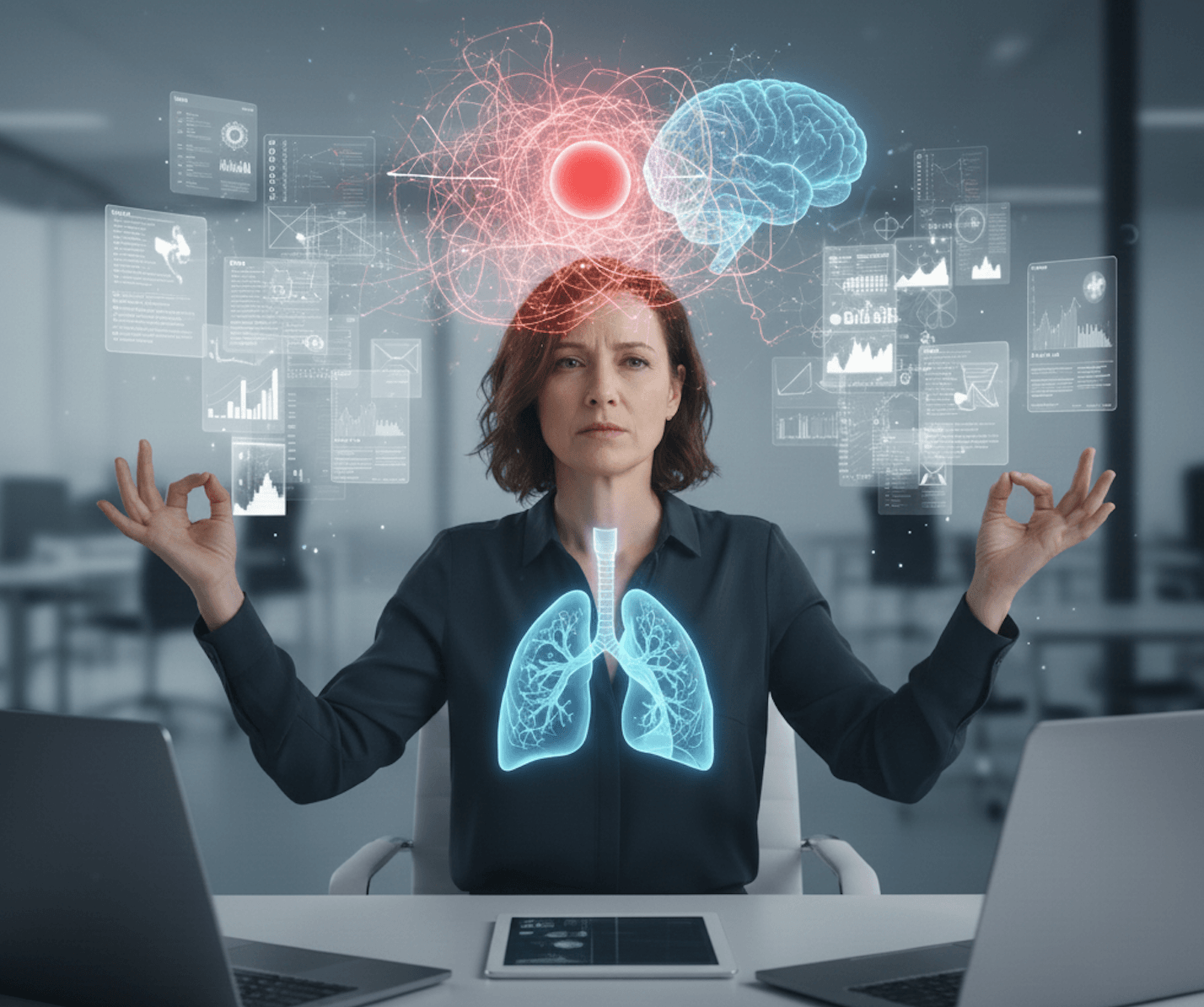 Capture d’écran 2026-01-09 à 15.08.35 Photo montrant une femme active, en surcharge mentale, tentant de faire face aux défis