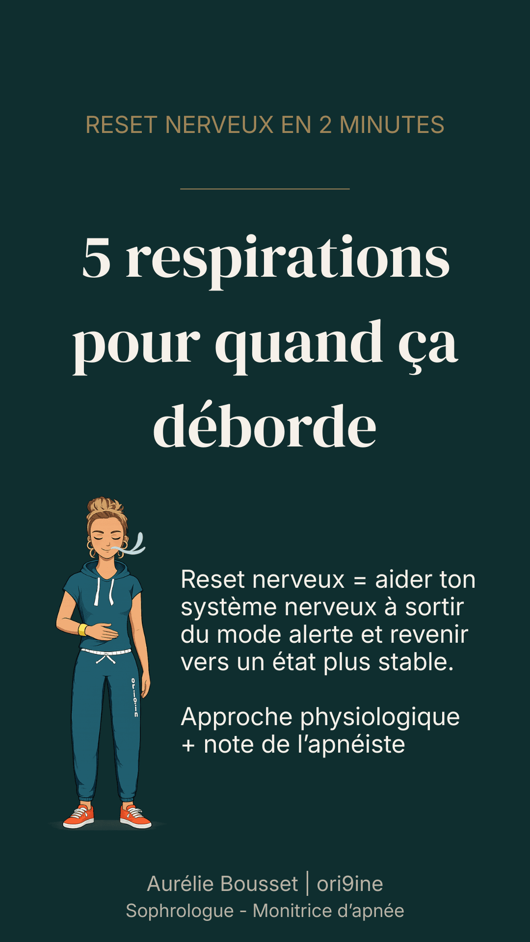 Visuel du guide "Reset Nerveux : 5 respirations pour stopper la surchauffe mentale"